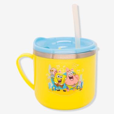 Imagem de Caneca Flip Infantil Bob Esponja