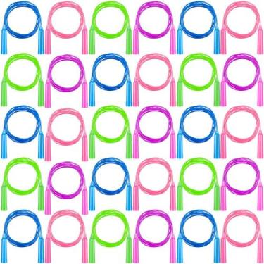 Imagem de Conjunto de corda de pular para crianças Elcoho, pacote com 30 m de PV