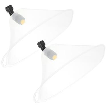 Imagem de Joinpaya Bocais de pulverizador elétrico, pacote com 2, bocais de pulverização de ventilador de alta pressão com escudo à prova de vento para nebulização eficiente de jardim e aplicação precisa