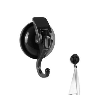 Imagem de Gancho com ventosa, gancho de parede a vácuo resistente, suporte removível sem ferramentas para banheiro, cozinha