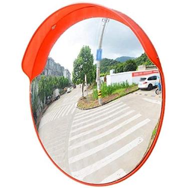 Imagem de XNXWDZ Espelho convexo de segurança de trânsito, espelho convexo, espelho convexo de estrada grande, para estacionamento garagem subterrânea