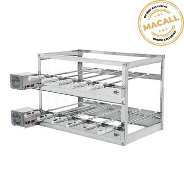 Imagem de Churrasqueira Giratória Inox 11 Espetos 3 Andares 2 Motores Grill AG -