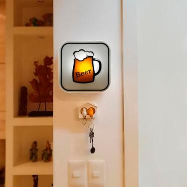 Imagem de Luminária Box Decorativa Time to Beer, Decoração para Bar e Casa