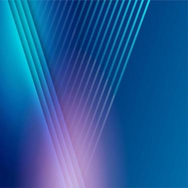 Imagem de Quadro Decorativo Networking Abstract Neon Style Blue Moldura Moderna para Parede - Arte Digital de Tecnologia 30x30cm