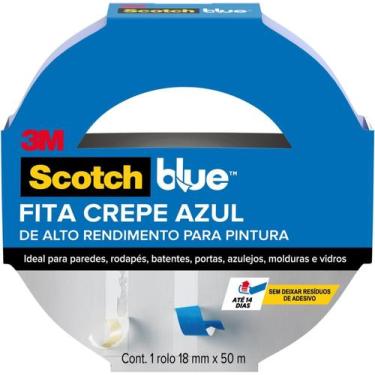Imagem de Fita Crepe Blue Tape Profissional 3M 18MM X 50M