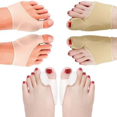 Imagem de Kit 3 Pares Protetor Corretor Joanete alivio da dor Cód-95 - SWG, BEGE
