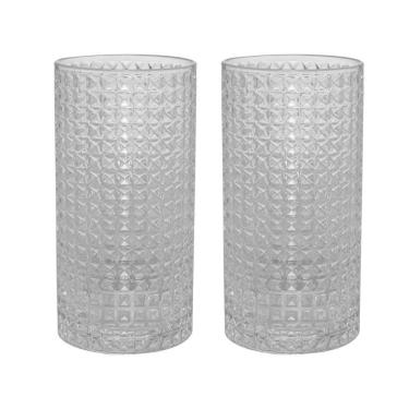 Imagem de Conjunto 02 Copos Altos De Vidro 400 Ml Spike Wolff