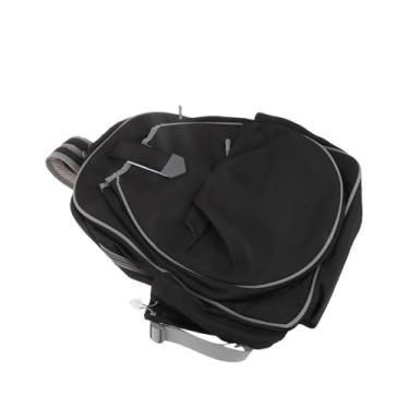 Imagem de oshhni Mochila de tênis portátil, elegante, à água e robusta para mulheres, com capacidade de 20 litros, ideal para badminton e pickleball, Preto