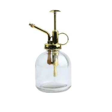 Imagem de Borrifador Vintage Transparente 200ml – Pulverizador Multiuso para Vidro e Plantas, Decoração Retrô