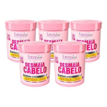 Imagem de Kit 05 Máscara Desmaia Cabelo Forever Liss - 950G