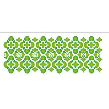 Imagem de Stencil de Acetato para Pintura 10x30 Border Folha Opa 962