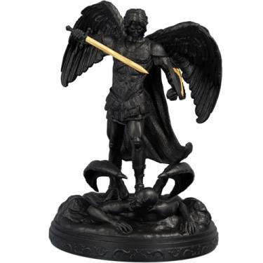 Imagem de Estátua Arcanjo Miguel - Versão 7 (Cor Aurum Noctis)