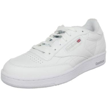 Imagem de Reebok Club C Masculino, Branco/Cinza transparente, 11