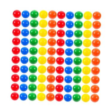 Imagem de Esquirla Bolas redondas para rifas, ideais para atividades em grupo grande. Bolas de bingo ocas. Cápsulas para máquinas de automática, 5 Cores, 95 a 100 Bolas
