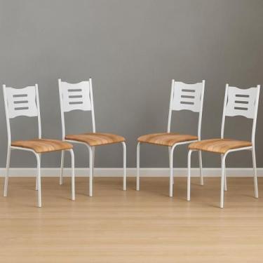 Imagem de Kit 4 Cadeiras de Jantar Varanda Cozinha Sala de Estar Epoxi 542.slp -