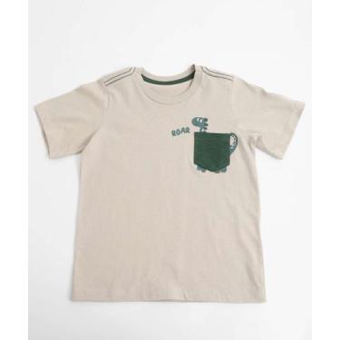 Imagem de Camiseta Infantil Dinossauro Marisa Tam 1 a 3 Bege-88057, Bege, 2