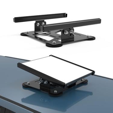 Imagem de Suporte para mini veículo Starlink, suporte de teto Starlink mini, suporte magnético ajustável para trailers, vans, barcos, iates, caminhões, serviço pesado, aço carbono