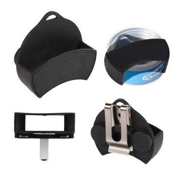 Imagem de Suporte de lata para viseira e cinto de carro, clipe compacto universal compatível com ZYN Tins, presente prático e leve, acesso rápido (preto)