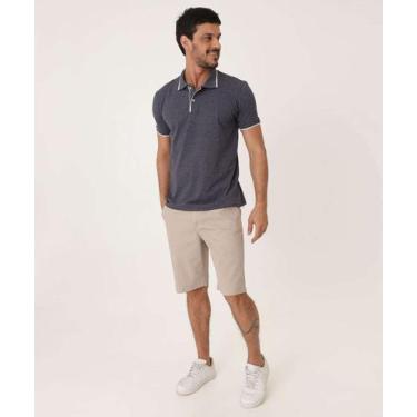 Imagem de Bermuda Masculina Sarja Chino MR-25123, Bege, 46
