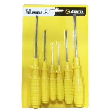 Imagem de KIT FERRAMENTA 6PCS METAL/PLASTICO