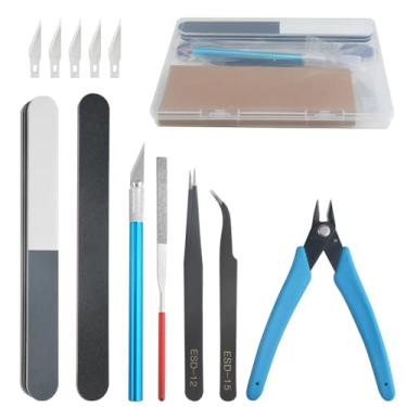 Imagem de Bigstone 13 PCS Gundam Model Tools Kit Hobby Building Tools Set for Cars, Airplanes, Buildings, Gundam Robots Models Building Repairing and Fixing