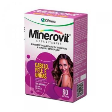 Imagem de Minerovit cabelo pele unha 60 cápsulas - cifarma