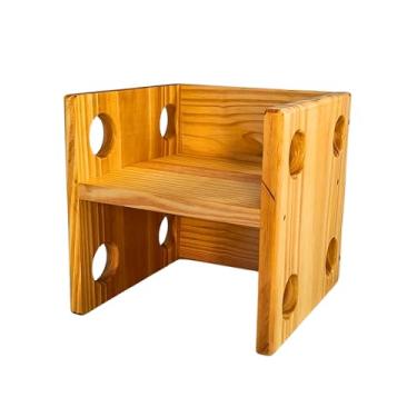 Imagem de Cadeira Cubo Montessori 3 Em 1 Cadeirinha Infantil Premium