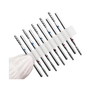 Imagem de 10 Peças De Broca De Unha Tornado Diamond, Cortadores De Manicure De G