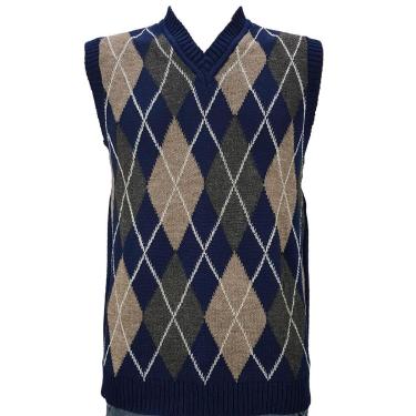 Imagem de Colete Katlen Tricot Jacquard Losango-Masculino