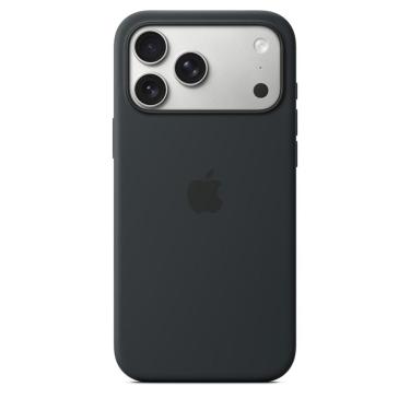Imagem de Capa iPhone 17 Pro Max Silicone, com MagSafe, Apple, Preto
