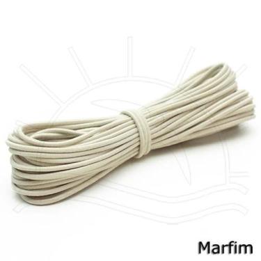 Imagem de Elástico Roliço Colorido nº 15 (2,8mm) - 10 metros - São José, Marfim