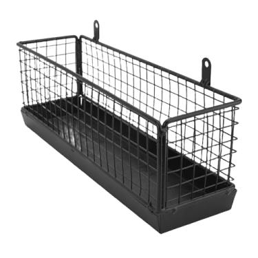 Imagem de LiebeWH Suporte de Guarda-chuva Montado na Parede, Rack de Armazenamento de Metal de Ferro para Uso Interno/externo, Design que Economiza Espaço Com Drenagem para Entradas ou Corredores