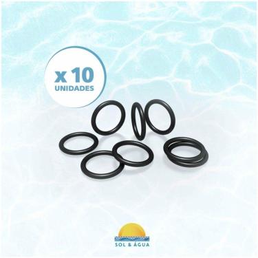 Imagem de Kit De 10 Borrachas De Vedação Placa Aquecedor Solar Teksol Para Piscina
