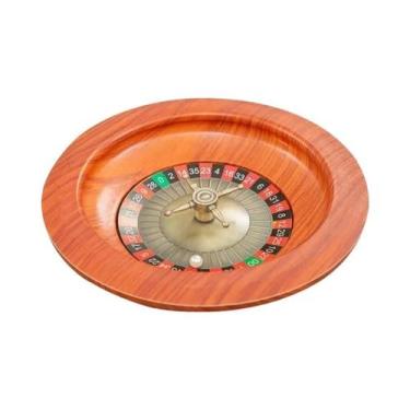 Imagem de Jogo De Roleta Russa De Madeira De 12 Polegadas, Brinquedo De Bebida P