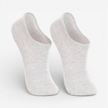 Imagem de Kit 2 Pares De Meias Invisível Lupo Cinza, 0902, 34a39