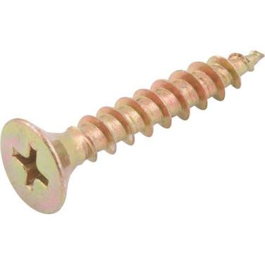 Imagem de Parafuso Madeira Chipboard, Cabeça Chata, Fenda Cruzada/phillips, 5,0 