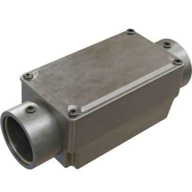 Imagem de Caixa de Derivação Fixa Conduletzel Sem Pintura Tipo C de 1.1-4 com Tampa E012020055 Wetzel Caix