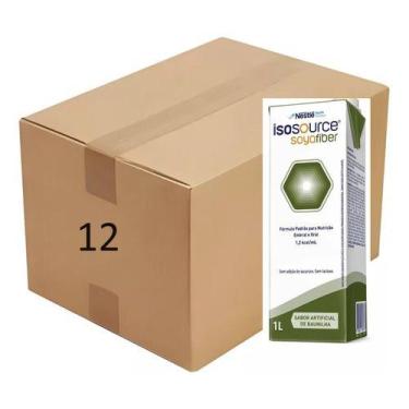 Imagem de Kit 12 Isosource Soya Fiber 1.2 Baunilha 1 Litro Nestle - Nestlé, Baun