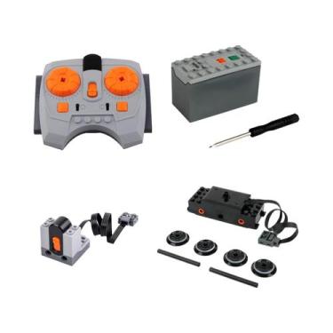 Imagem de Lego MOC Power Functions: Trilho De Trem, Caixa De Bateria, Controle R