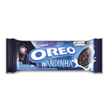 Imagem de Biscoito Recheado Oreo Original Wandinha 36g, 1 unidade, Chocolate com