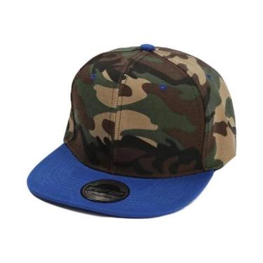 Imagem de Boné Unissex Com Aba Reta Em Cores Contrastantes, Proteção Solar, Moda