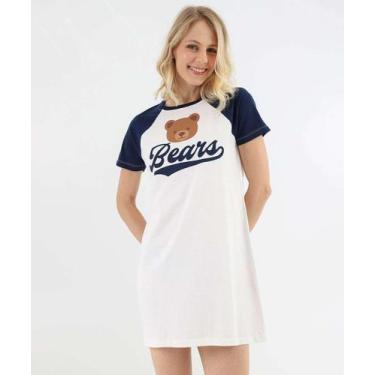 Imagem de Camisola Estampada Manga Curta Marisa Off White-18005, Off white, GG