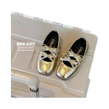 Imagem de Sapatos De Couro Para Meninas 2024, Estilo Princesa De Outono, Sola Ma