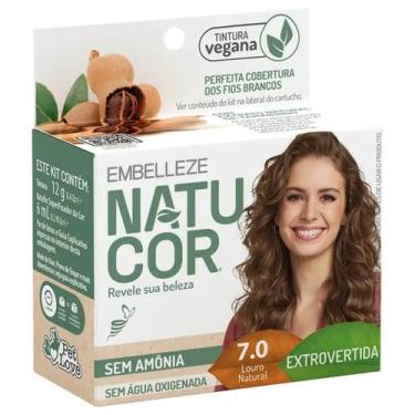 Imagem de Tinta De Cabelo Natucor Vegana Cor:7.0 LOURO NATURAL, 7.0 LOURO NATURA