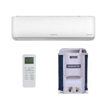 Imagem de Ar Condicionado Split Hi Wall Inverter R-32 Zen Agratto 9.000 BTUs Quente/Frio 220V Monofásico