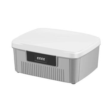 Imagem de Caixa De Armazenamento Plástica Portátil Com Fechadura Digital, Cofre 