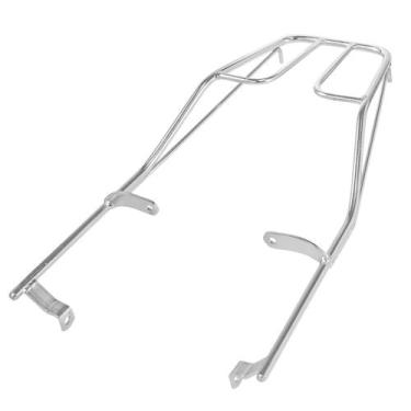Imagem de Bagageiro Sansão Churrasqueira Moto Pop 110i 2016 Aço Maciço Cromo For