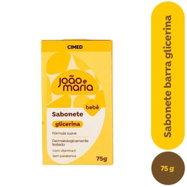Imagem de Sabonete em Barra Glicerina João e Maria Cimed Bebê 75g