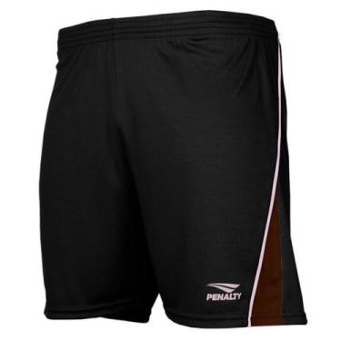 Imagem de Calção Masculino Futebol Shoulder Dry One Penalty 323332, Preto, GG