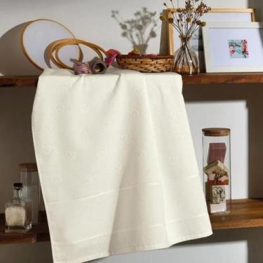 Imagem de Toalha de Rosto Velour Verona Art Liso 50cm x 80cm Dohler - Branco, Ma
